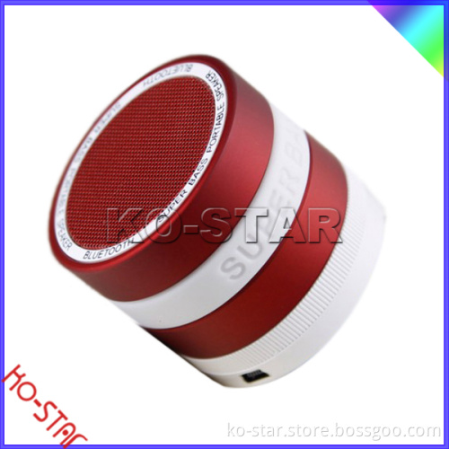 Stainless Steel Bluetooth Wireless Speaker with Perfect Sound , Most popular bulit-in li-ion battery bluetooth metal speaker